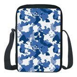 Camouflage Shoulder Bag Teenager Messenger Crossbody Bookbag School Mochila