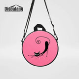 Cartoon Cat Kids Round Kindergarten Bag Mini Crossbody Shoulder Bag