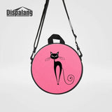 Cartoon Cat Kids Round Kindergarten Bag Mini Crossbody Shoulder Bag