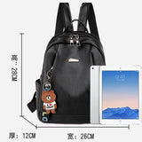 Ladies Anti-Theft Travel Backpack Large Capacity Handbag Retro Style Storage Bag