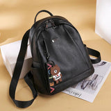 Ladies Anti-Theft Travel Backpack Large Capacity Handbag Retro Style Storage Bag