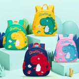 Kindergarten School Bag Cartoon Dinosaur Animal Pattern