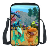 Dino Messenger Bag Kids Crossbody T-Rex Bookbag