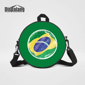Brazil Soccer Small Crossbody Bag for Boys