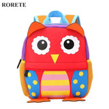 Neoprene 3D Kids Bag Animal Backpack Toddler Children School Bags