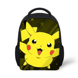 Cartoon Kindergarten Backpack Pikaqiu-Detective Pattern Students School Bag