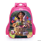 Pink Princess Primary School Backpack for Girls 6-9-12