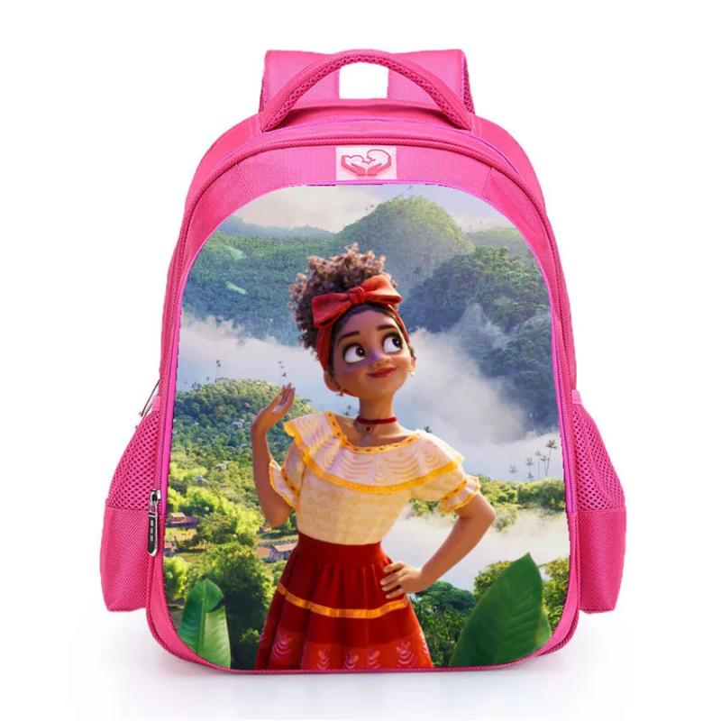 Pink Princess Primary School Backpack for Girls 6-9-12