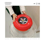 3D Tire Shaped Kids Backpack, Waterproof School Bag, 11 Inch Bookbag