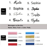 Personalised Plush Bear Backpack for Girls with Your Name