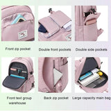 Spacious Zipper Pockets School Backpack