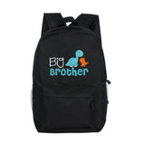 Dino Big Sis Lil Bro School Bags Family Backpack Kids
