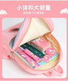 3D Rabbit Plush Toy Kids Backpack, Kindergarten School Bag, 10 Inch Bookbag