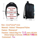 Kids Soccer Print Backpack for School