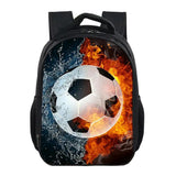 Kids Soccer Print Backpack for School