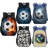 Kids Soccer Print Backpack for School