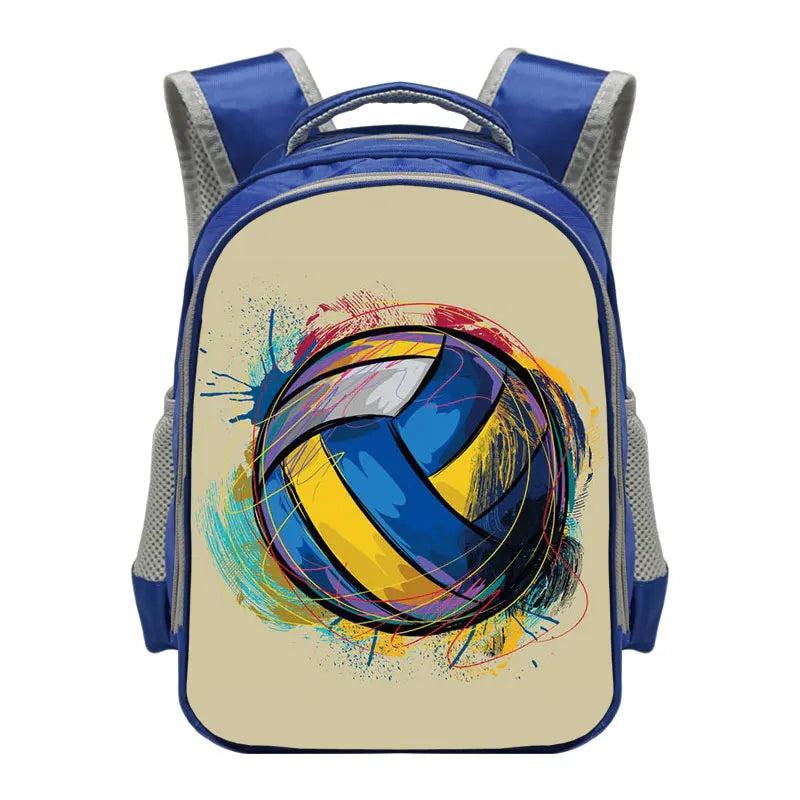 Kids Soccer Print Backpack for School
