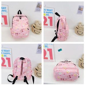 Disney Children's Cartoon Girls Schoolbag Lightweight Waterproof Backpack