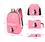 4pcs Cartoon School Bags For Girls Boys Children School Backpack