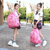 Kids Orthopedics School Bag Waterproof Backpack