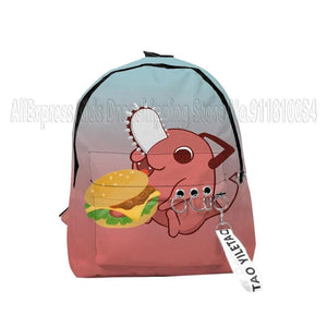 Chainsaw Man Mini School Bag Waterproof Backpack 3D Print Travel Pochita