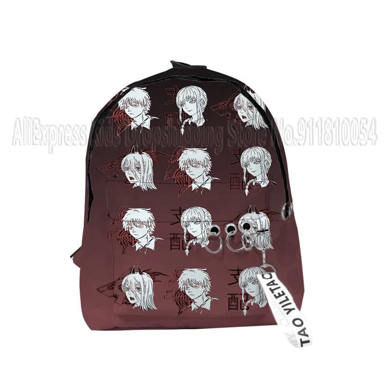 Chainsaw Man Mini School Bag Waterproof Backpack 3D Print Travel Pochita