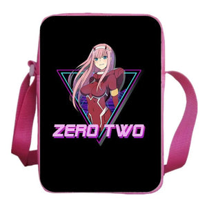 Darling In The Franxx Messenger Bag Anime ZERO TWO Teen CrossBody Rucksack