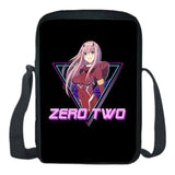 Darling In The Franxx Messenger Bag Anime ZERO TWO Teen CrossBody Rucksack