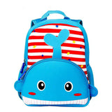 3D Cartoon Kids Backpack Neoprene School Bag Boys Girls