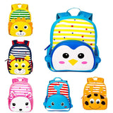 3D Cartoon Kids Backpack Neoprene School Bag Boys Girls