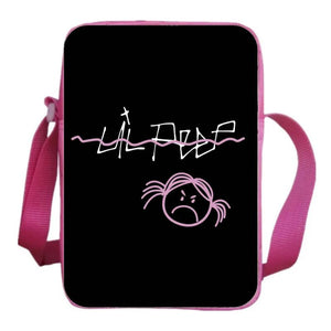 Lil Peep Shoulder Bags Student Rucksack Cartoon Print Crossbody Bag