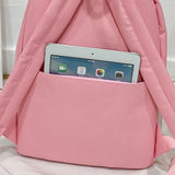 Canvas School Backpack For Girl Sport Backbags Kids Bagpack Anti-theft