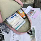 Girls Summer Nylon Backpack School Bag