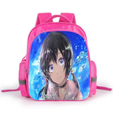 Weather daughter printing School Bags Little Girls backpack