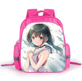Weather daughter printing School Bags Little Girls backpack