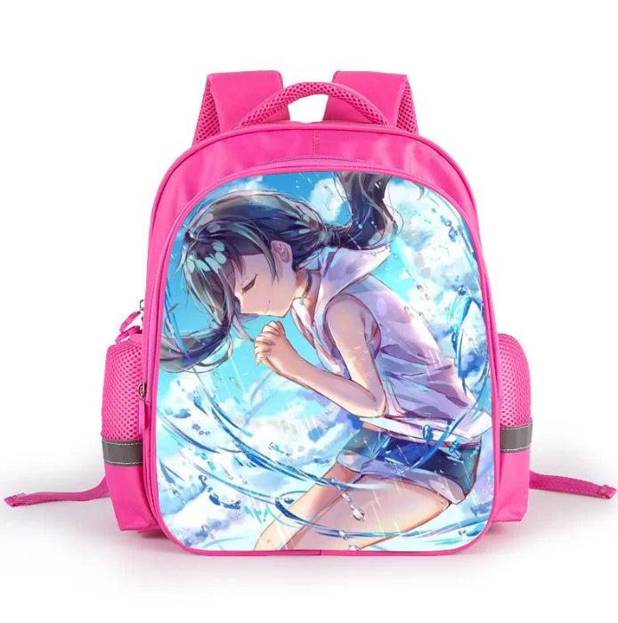 Weather daughter printing School Bags Little Girls backpack