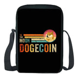 Dogecoin School Bag Boy Girl Shoulder Bag Mini Phone Bag