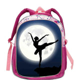 Ballet Little Princess Print Girls School Bags Book bags For Teenager School Bag