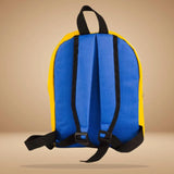 Yellow Shark Pattern Kids Backpack Bag Knapsack Waterproof Pack Student