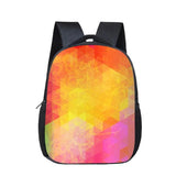 Rainbow Print Child School Backpack Kindergarten Colorful Bagpack