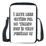 Julie & The Phantoms Messenger Bag 3D Printing Student Shoulder Backpack