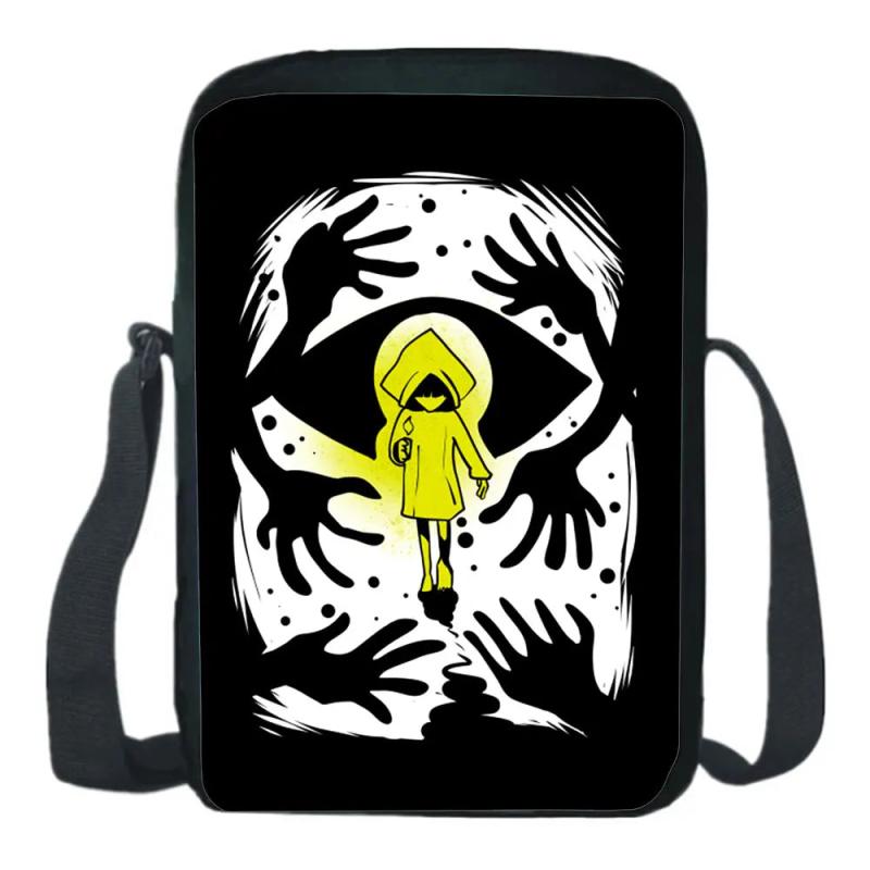 Little Nightmares Messenger Bag 3D Print Teenagers Student Bookbag