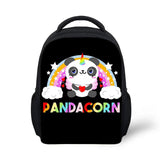 HaoYun Kindergarten Kids Backpack Panda Unicorn Pattern Babies School Book Bags