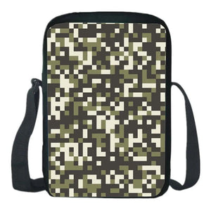 Camouflage Shoulder Bag Nylon School Bag Backpack Cosplay Messenger Bag
