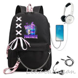 Rucksack Backpack with USB Charging Port and Headphone Travel Laptop Bag
