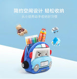 3D Car Plush Kids Backpack, Kindergarten School Bag, 10 Inch Boo