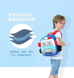3D Car Plush Kids Backpack, Kindergarten School Bag, 10 Inch Boo