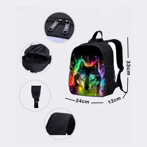 Demon Slayer Kimetsu No Yaiba Anime School Bag Kindergarten Backpack