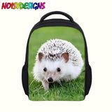 Hedgehog Animals School Bag for Kids - Girls Boys Bagpack