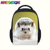 Hedgehog Animals School Bag for Kids - Girls Boys Bagpack